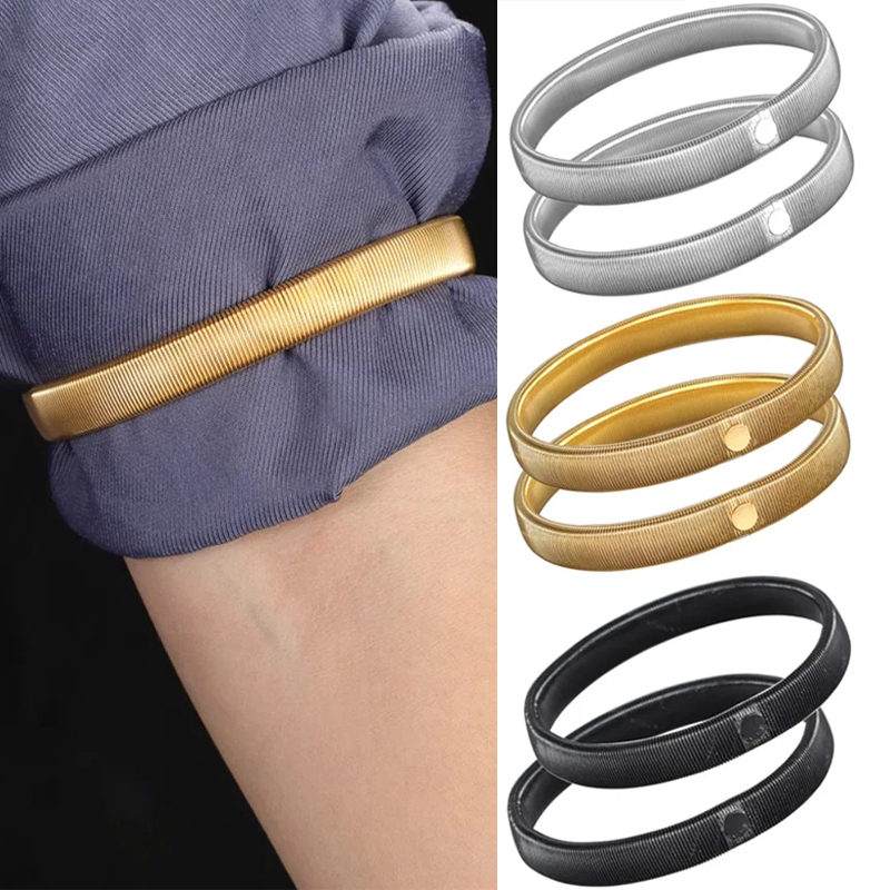 Women Accessories Holder - قطعتان من حاملات أكمام القمصان المرنة،