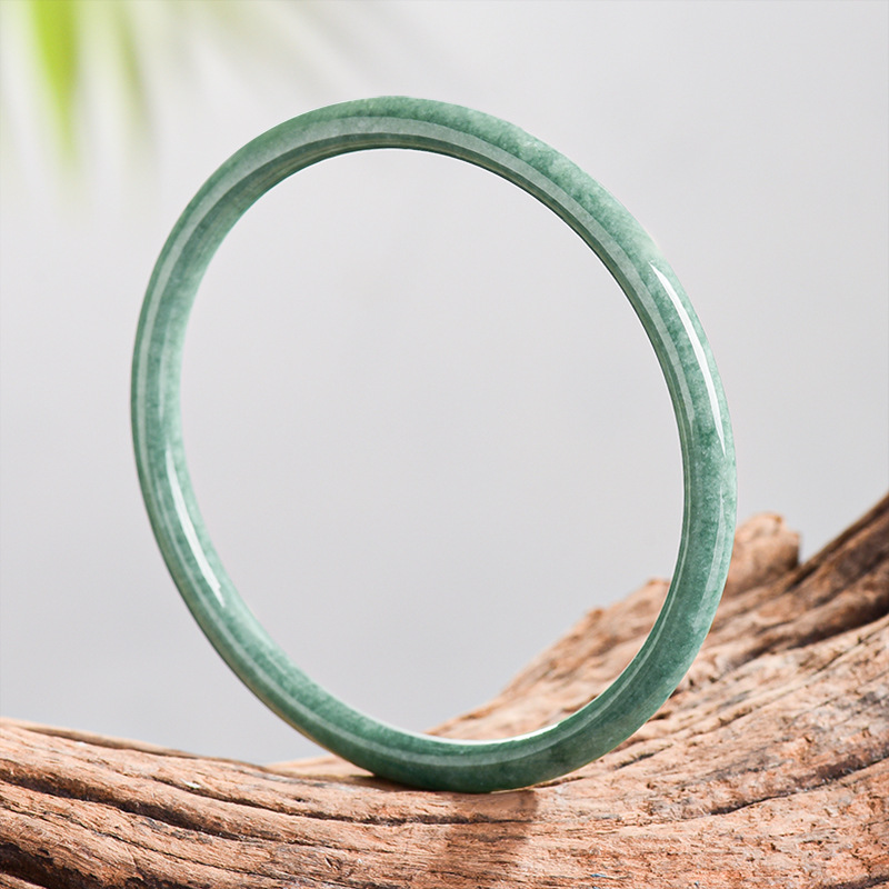 Women Accessories Bracelet - سوار من اليشم البورمي الطبيعي، إكسسوارات