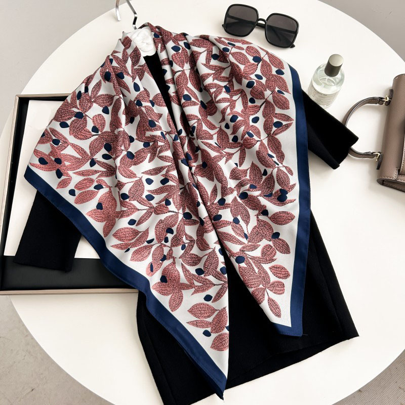 وشاح مربع 90 سم عالي الجودة لل - مراجعة Silk Scarf Square وسعره