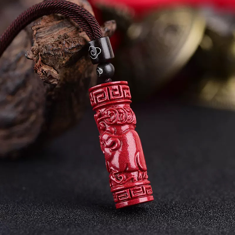 قلادة سينابار حمراء مع قلادة ز - مراجعة Women'S Accessories Jewelry وسعره