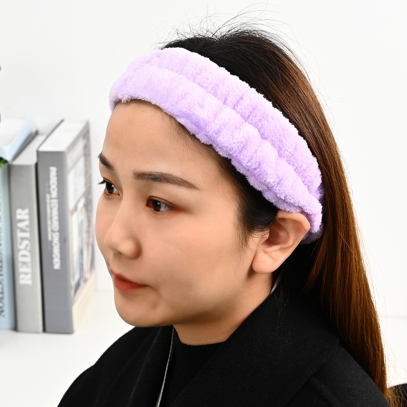 1/2/4 قطع عصابة رأس بلون واحد  - مراجعة Women Accessories Online وسعره