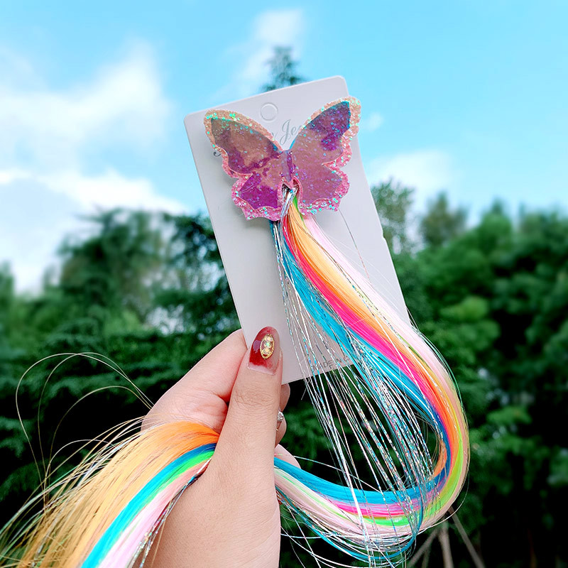 الملونة شعر مستعار مشبك وصلة ا - مراجعة Women'S Accessories Rainbow Shops وسعره