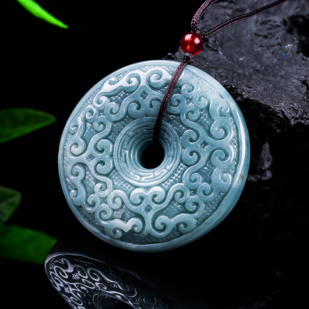 قلادة زهرة من اليشم البورمي ال - مراجعة Women'S Accessories Jewelry وسعره