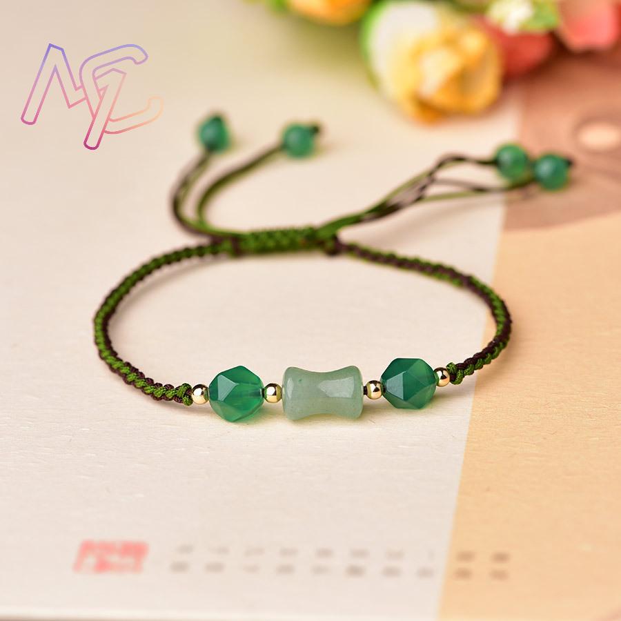 الأخضر الطبيعي حبات اليشم أساو - مراجعة Women'S Accessories Jewelry وسعره