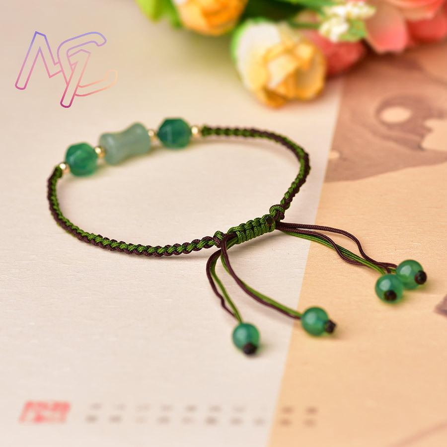 الأخضر الطبيعي حبات اليشم أساو - مراجعة Women'S Accessories Jewelry وسعره