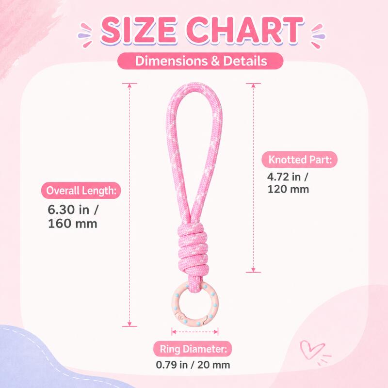 2-5 قطع من حبال المفاتيح الملو - مراجعة Women Accessories Holder وسعره