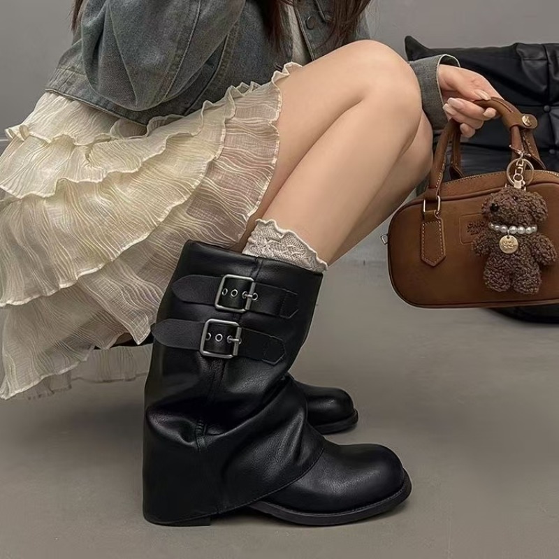 أحذية نسائية سوداء متوسطة الطو - مراجعة Women'S Ankle Accessories وسعره