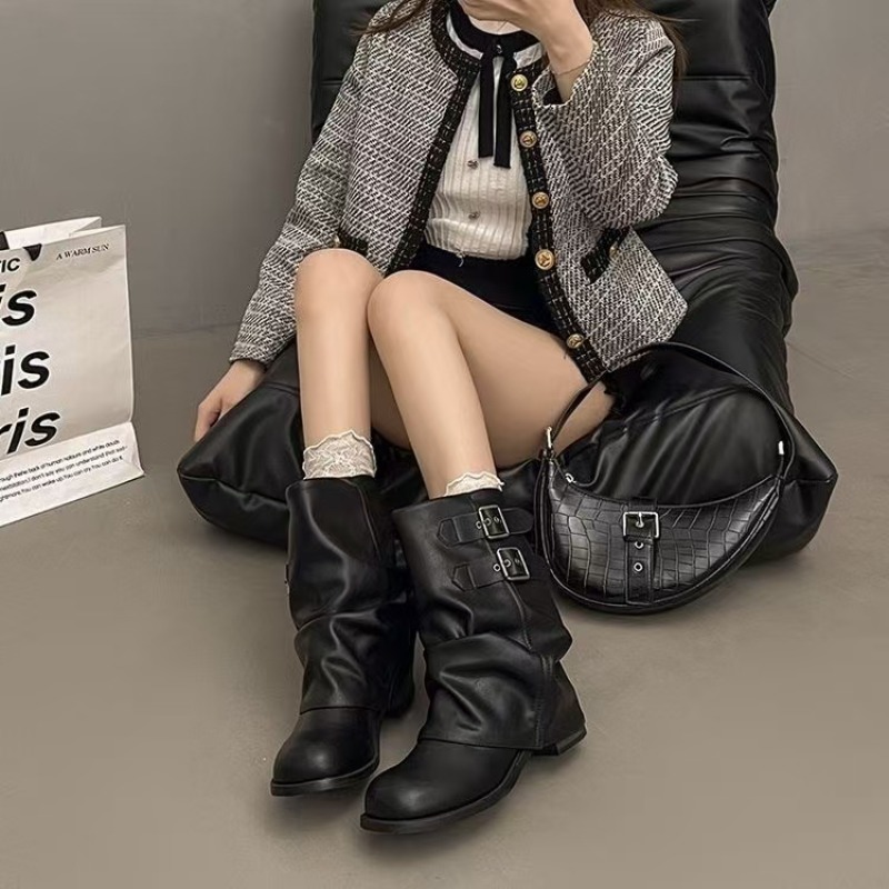 أحذية نسائية سوداء متوسطة الطو - مراجعة Women'S Ankle Accessories وسعره