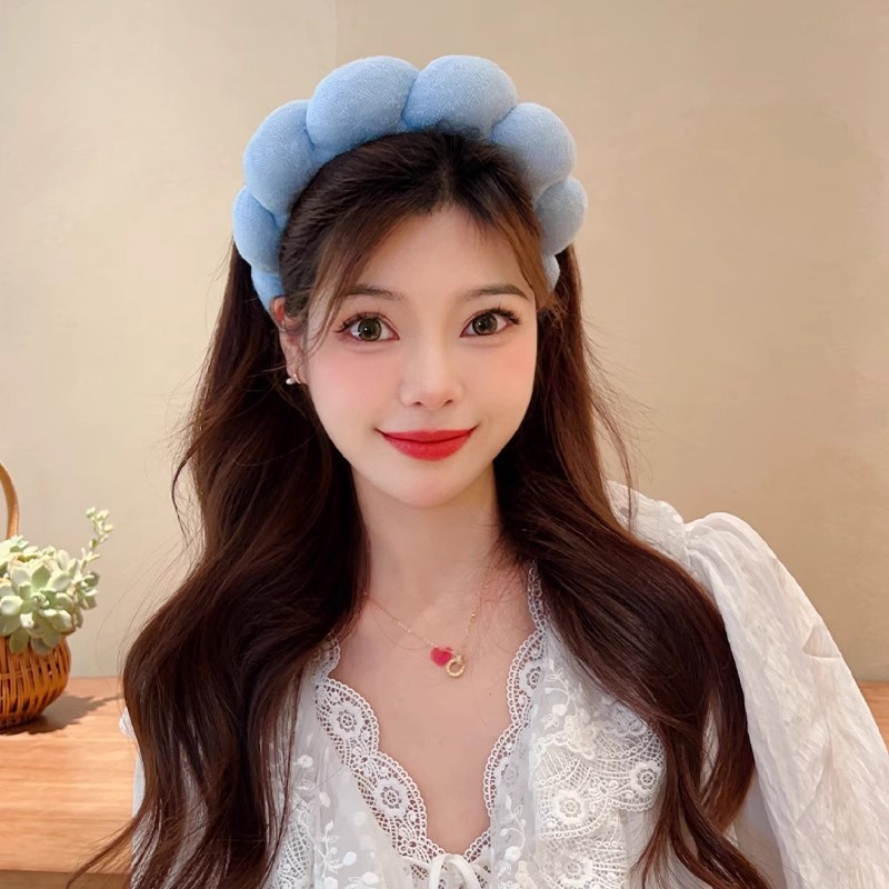 ريترو منتفخ رباط شعر الإسفنج ع - مراجعة Women Accessories Online وسعره