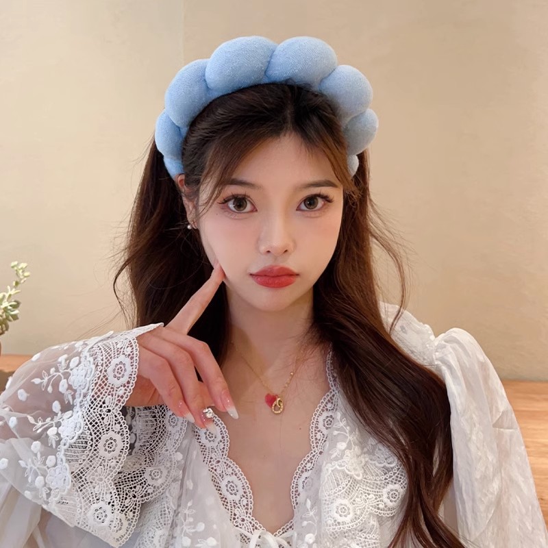 ريترو منتفخ رباط شعر الإسفنج ع - مراجعة Women Accessories Online وسعره