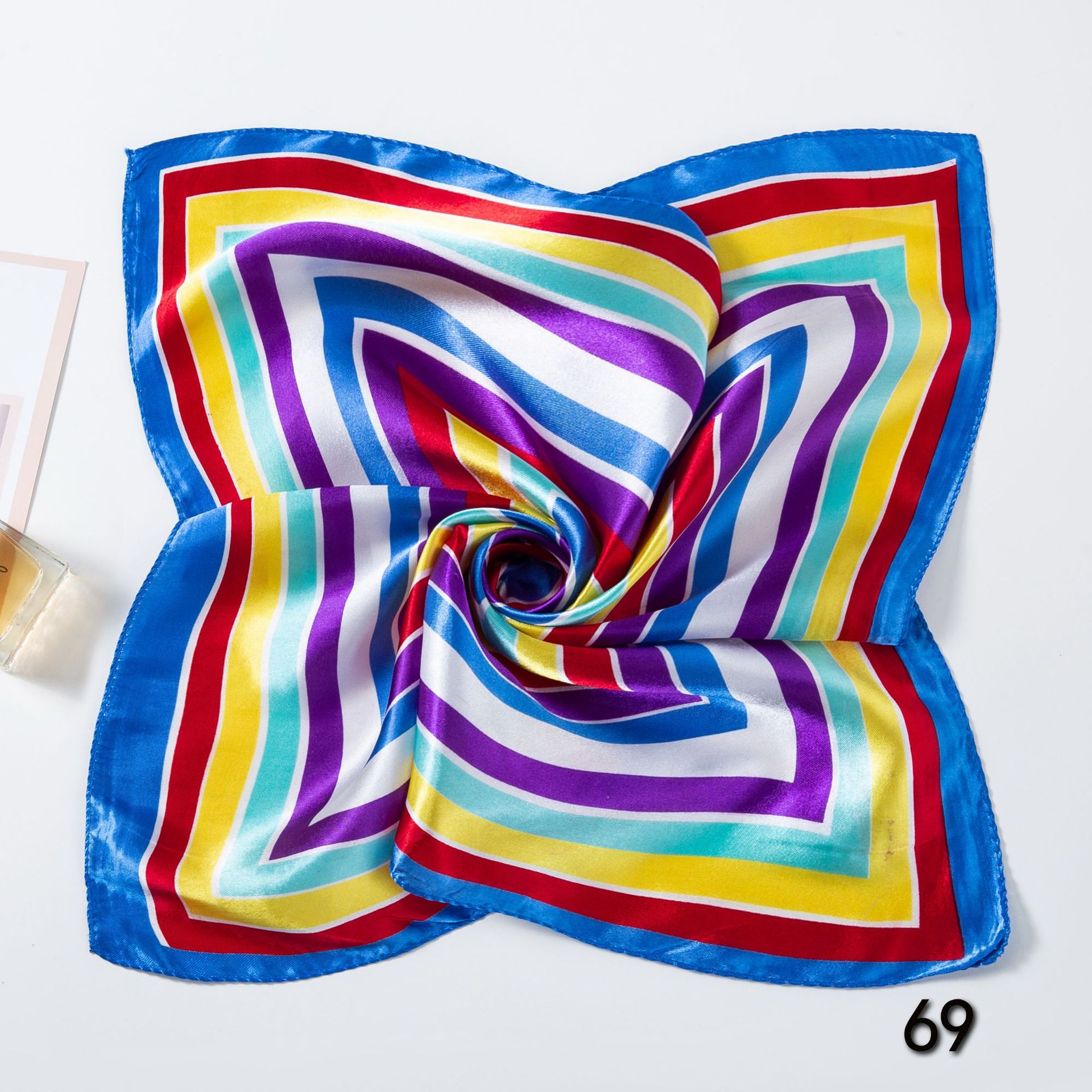 50*50 سنتيمتر مربع الأوشحة الح - مراجعة Silk Scarf Square وسعره