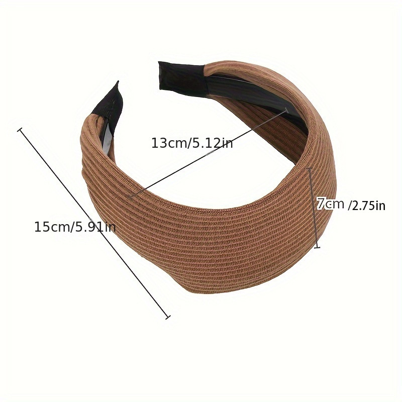 1/2 قطعة عصابة رأس أنيقة محبوك - مراجعة Women Accessories Online وسعره