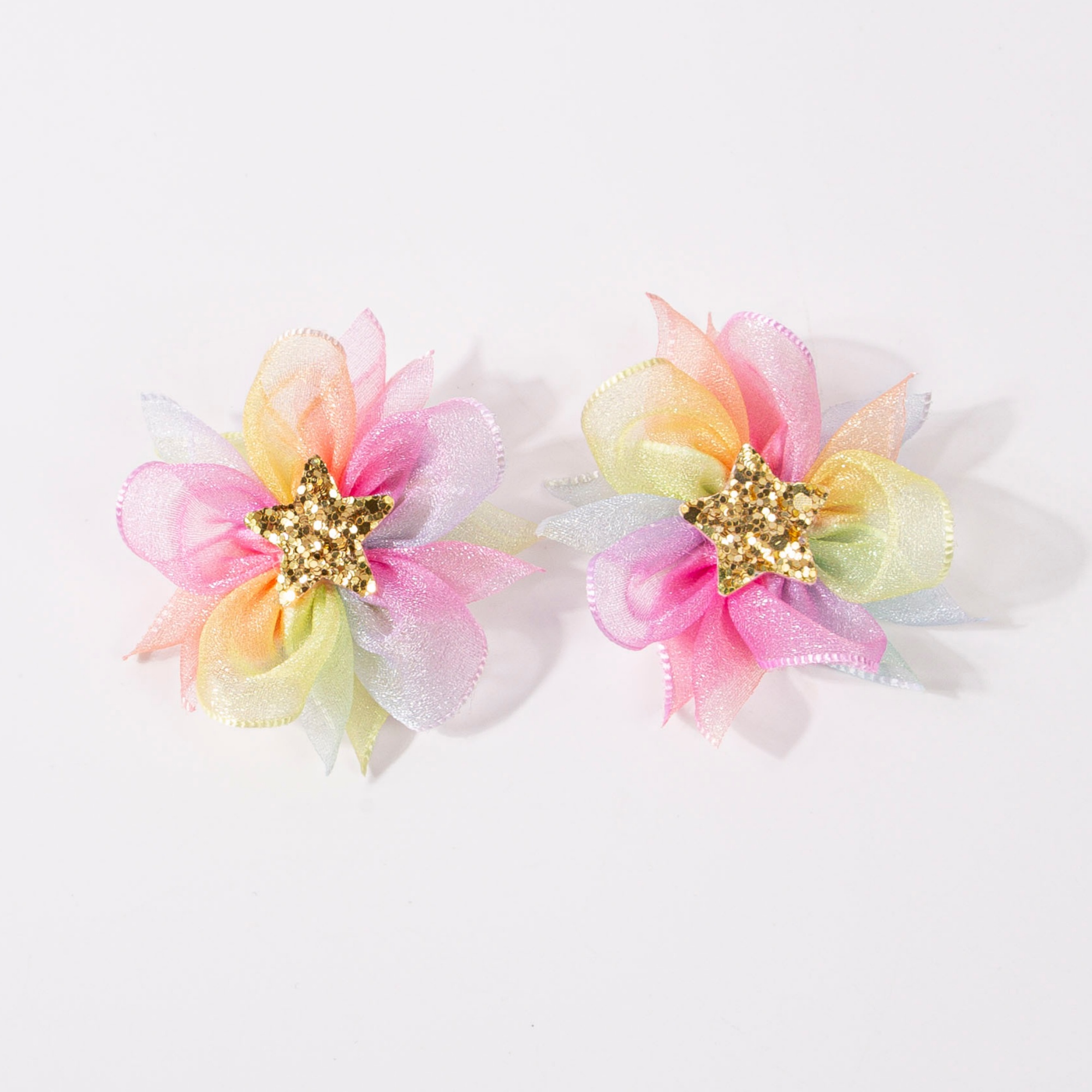 مشابك شعر من الشيفون بألوان قو - مراجعة Women'S Accessories Rainbow Shops وسعره