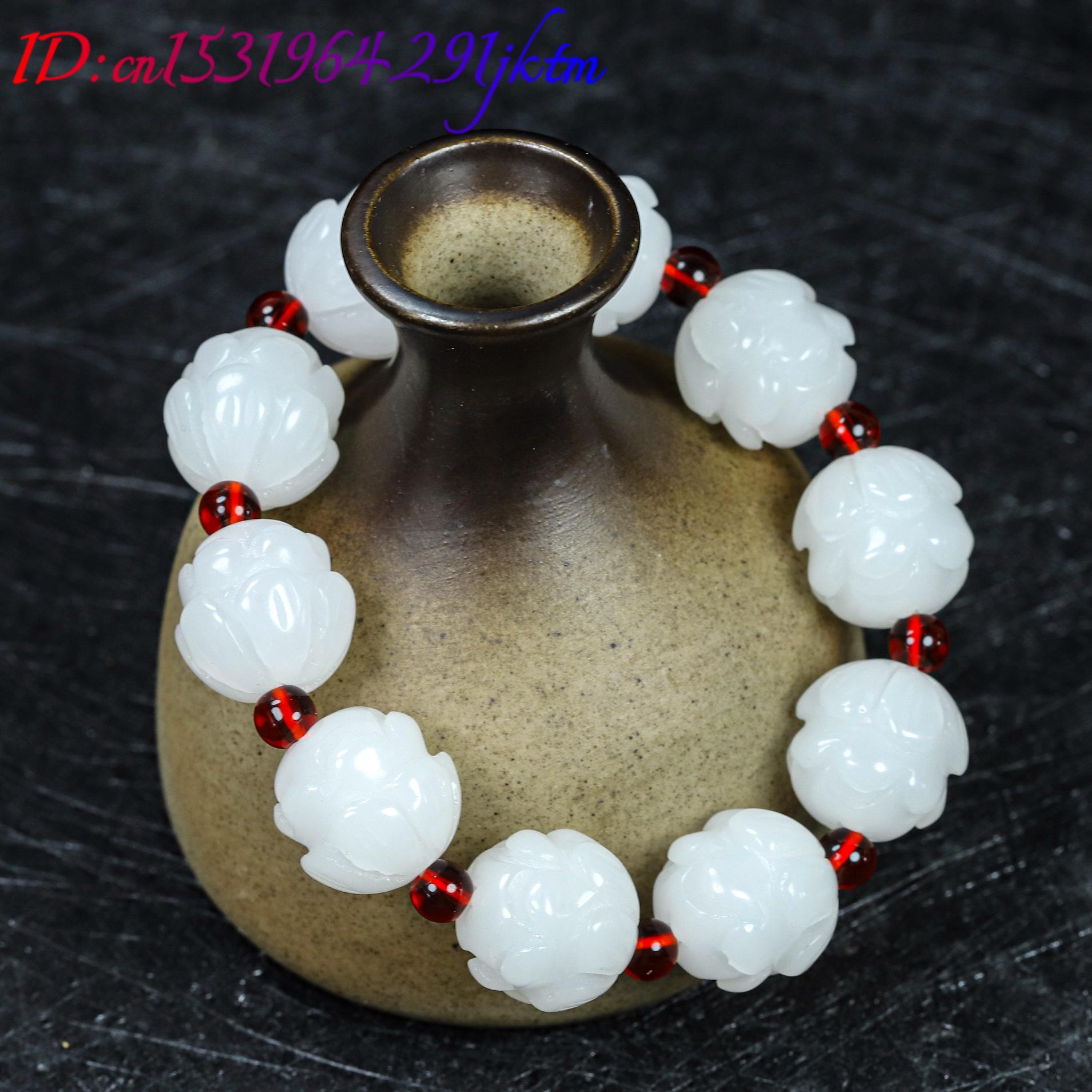 إكسسوارات سوار اللوتس من اليشم - مراجعة Women'S Accessories Jewelry وسعره