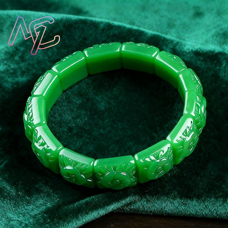 حقيقي اليشم زهرة سوار الإسورة  - مراجعة Women'S Accessories Jewelry وسعره