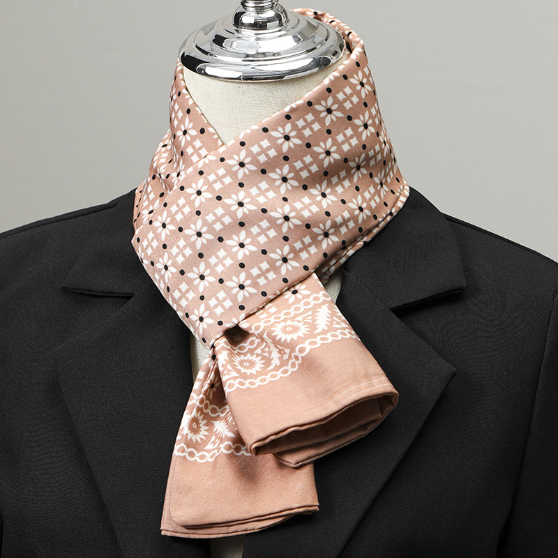 وشاح رجالي تقليد الحرير وشاح ل - مراجعة Silk Scarf Square وسعره