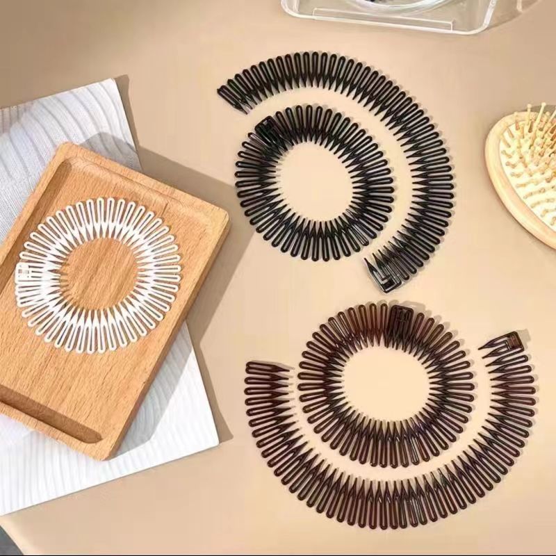 مشط مرن مطاطي بلاستيكي دائري ب - مراجعة Women Accessories Online وسعره