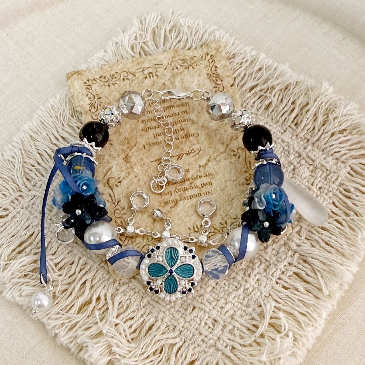 أساور نسائية مرصعة بالخرز مستو - مراجعة Women Accessories Bracelet وسعره