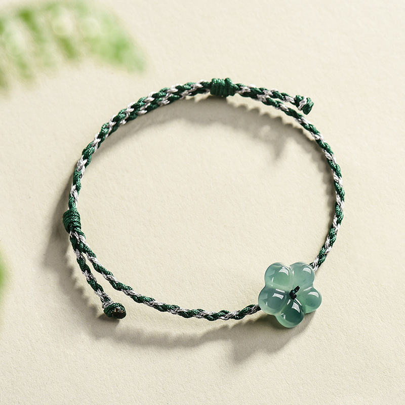 سوار زهرة اليشم البورمي الطبيع - مراجعة Women Accessories Bracelet وسعره