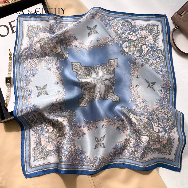 وشاح مربع من الحرير الطبيعي 10 - مراجعة Silk Scarf Square وسعره